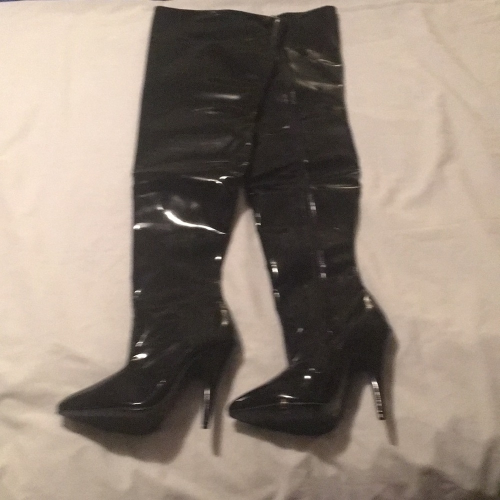 Pleaser “Beverly” Thigh High Boots